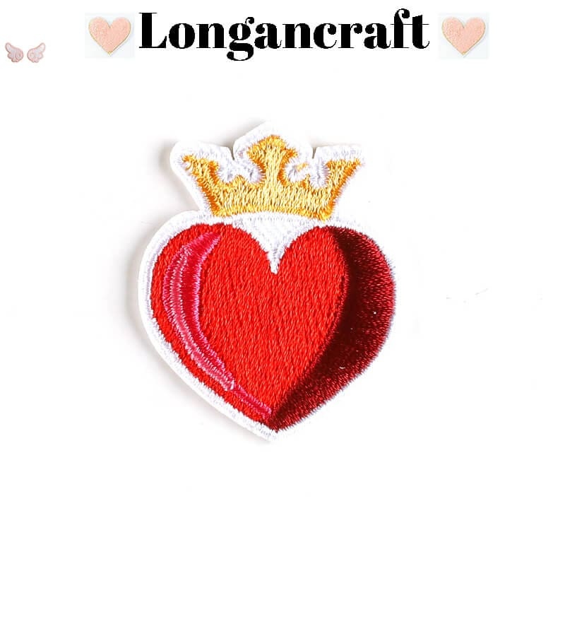 Heart Bell Embroidered Patches