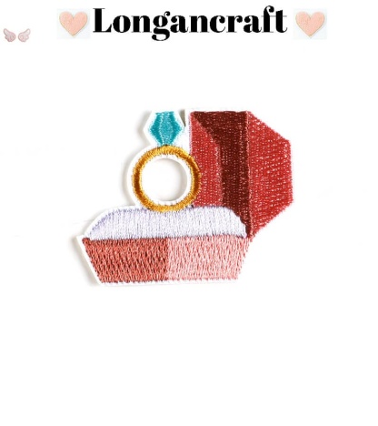 Heart Bell Embroidered Patches