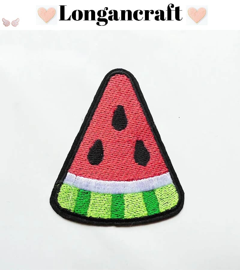 Fruit Apple Embroidered Patches