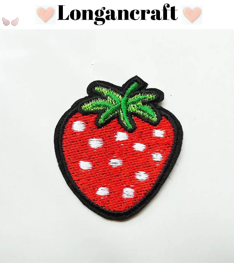 Fruit Apple Embroidered Patches