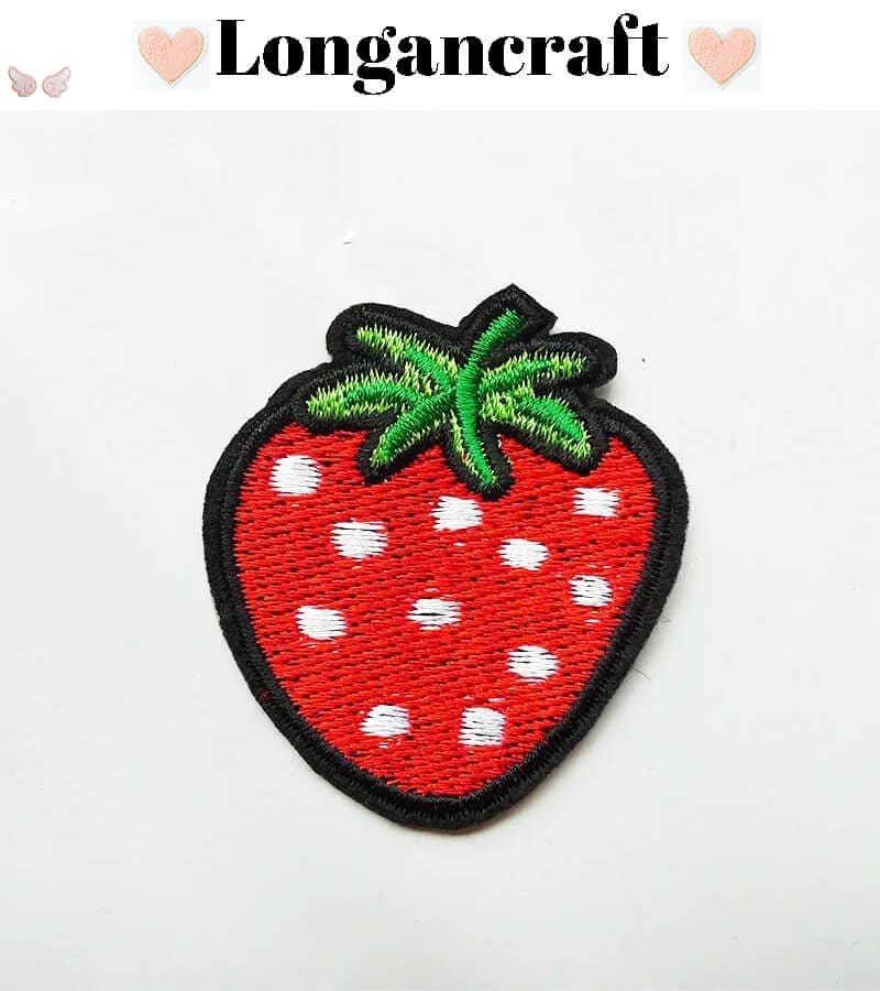 Fruit Apple Embroidered Patches