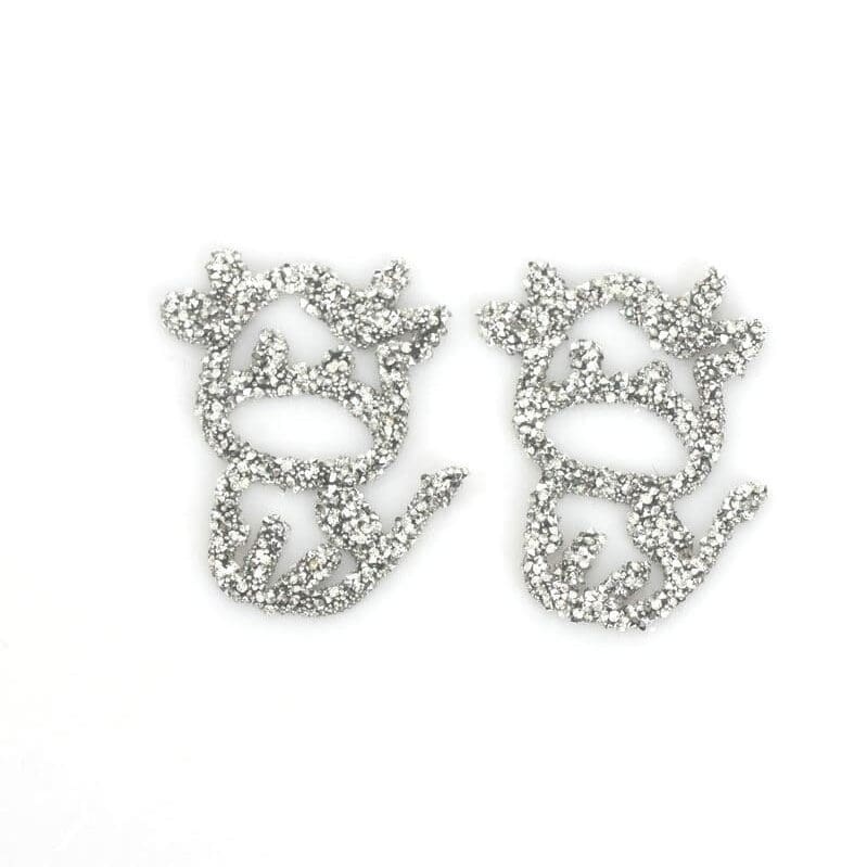 Cute Animal Bling Iron On Patches