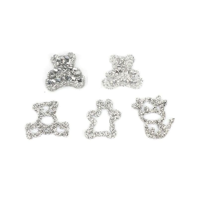 Cute Animal Bling Iron On Patches