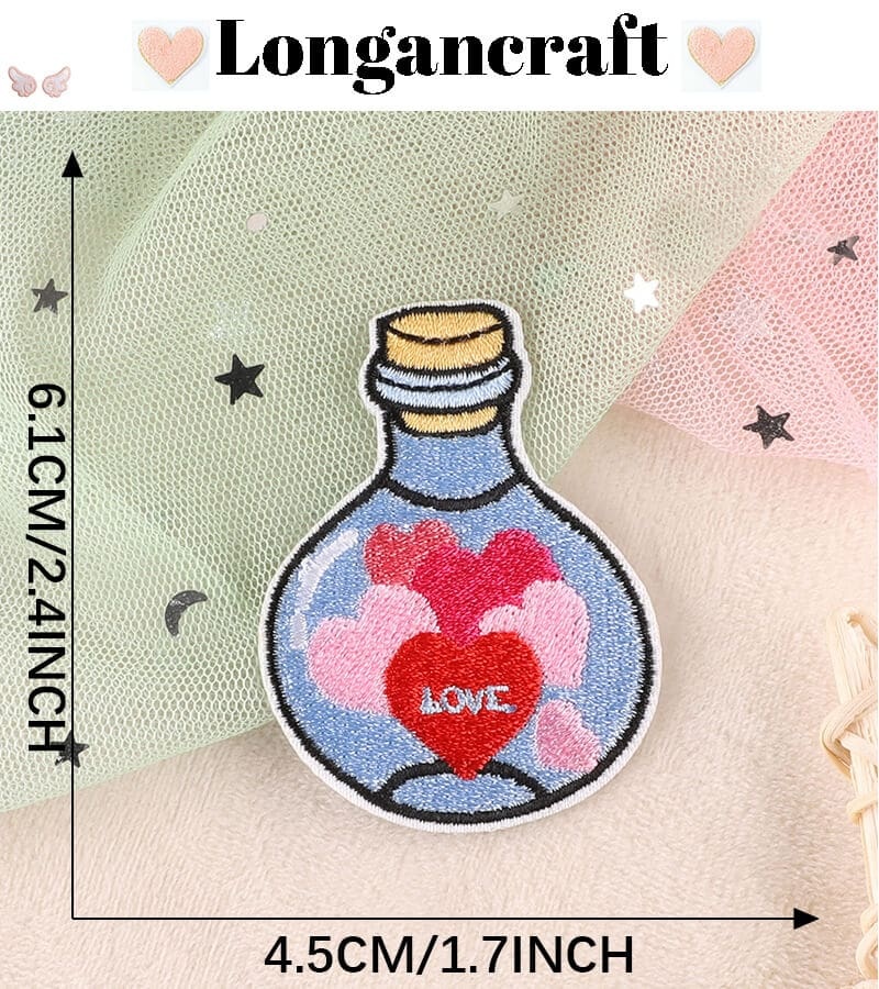 Love Theme Embroidered Patches