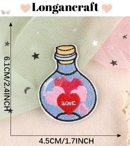 Love Theme Embroidered Patches