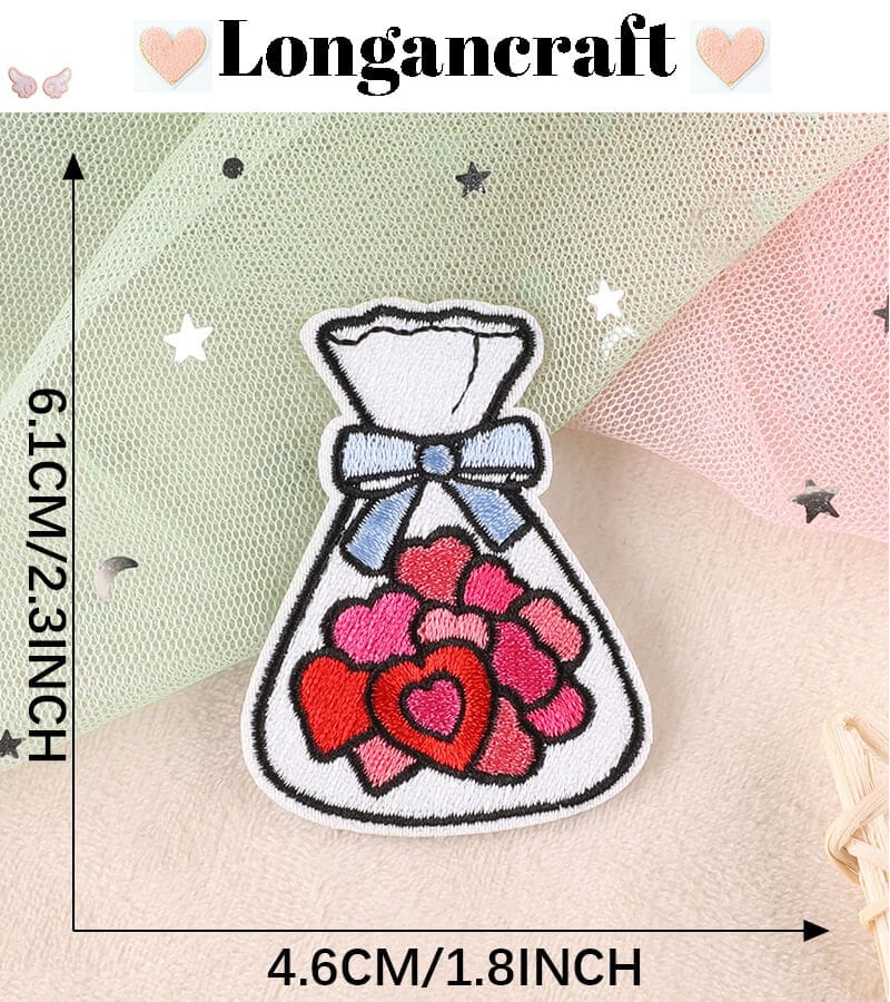 Love Theme Embroidered Patches