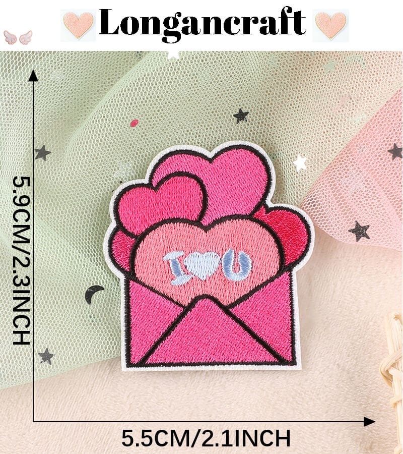 Love Theme Embroidered Patches