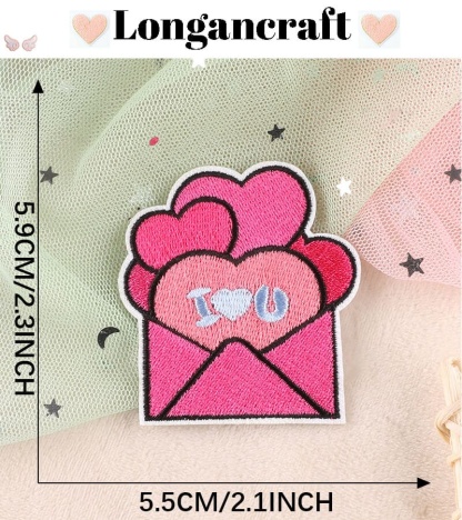 Love Theme Embroidered Patches