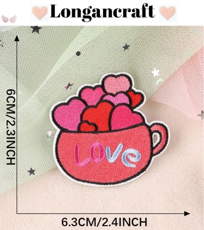Love Theme Embroidered Patches