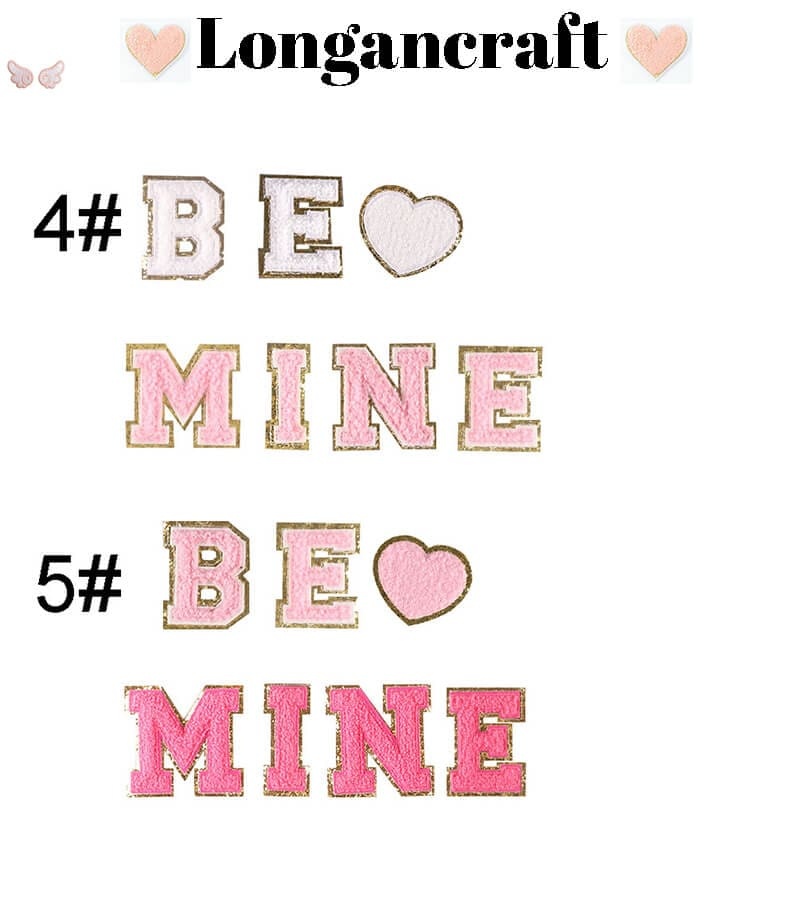 Be Mine Chenille Patches