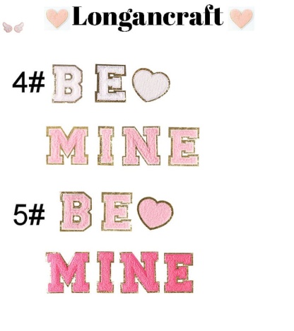 Be Mine Chenille Patches