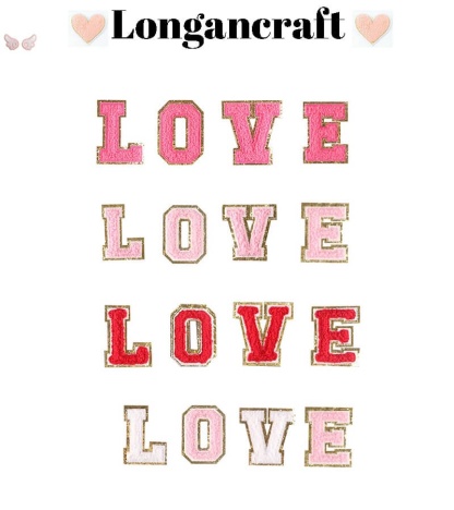 Love Letter Chenille Patches