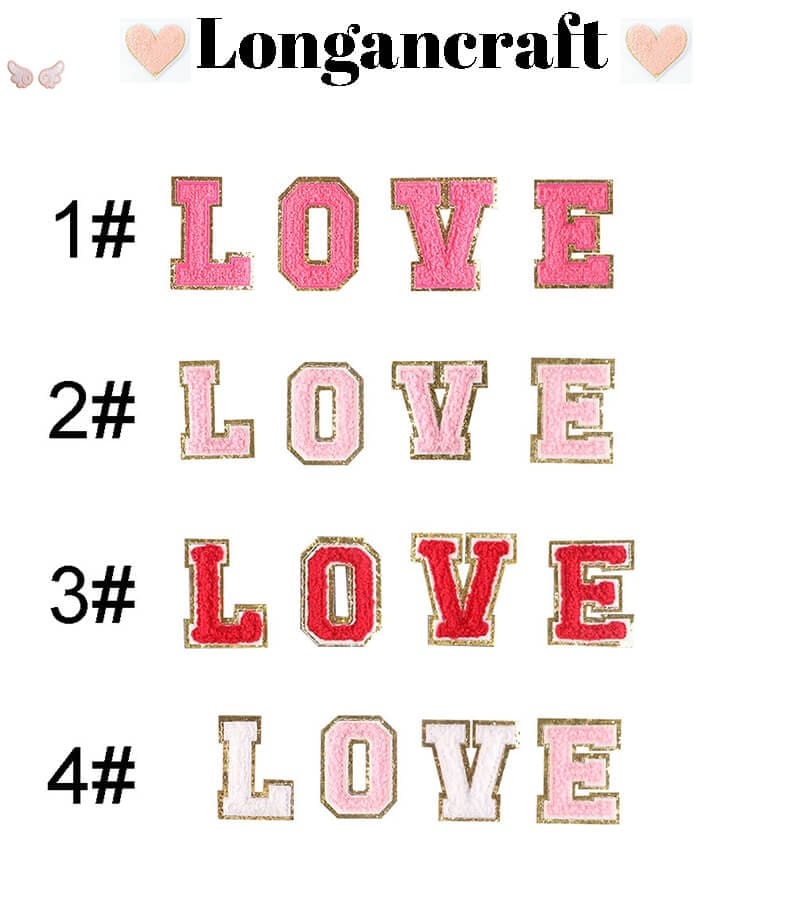 Love Letter Chenille Patches