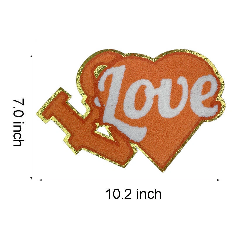Iron On Patches Chenille Mama Love