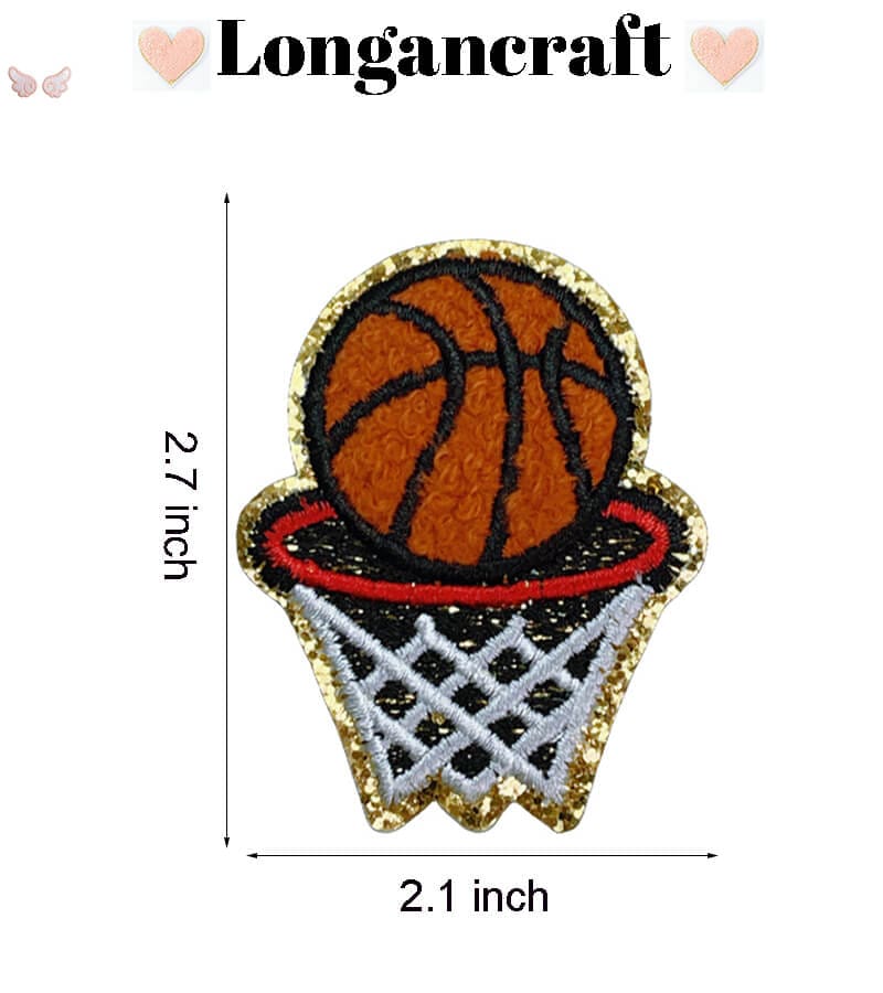 Basketball Letter Patches