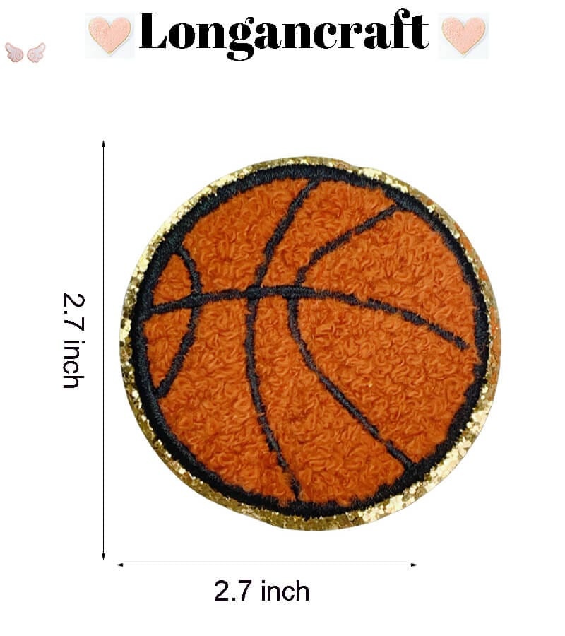 Basketball Letter Patches