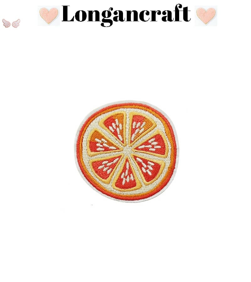 Orange Theme Embroidered Patch