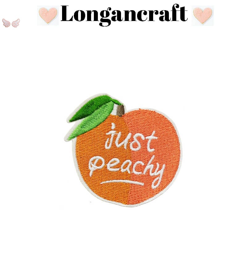 Orange Theme Embroidered Patch