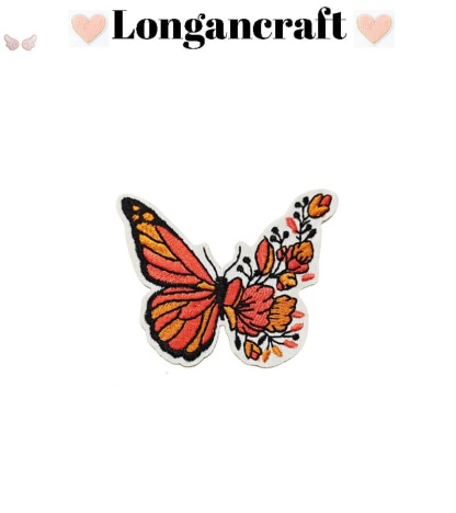 Orange Theme Embroidered Patch