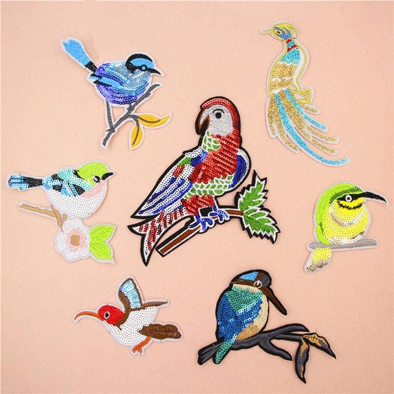 Animal Bird Embroidered Patches