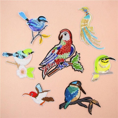Animal Bird Embroidered Patches