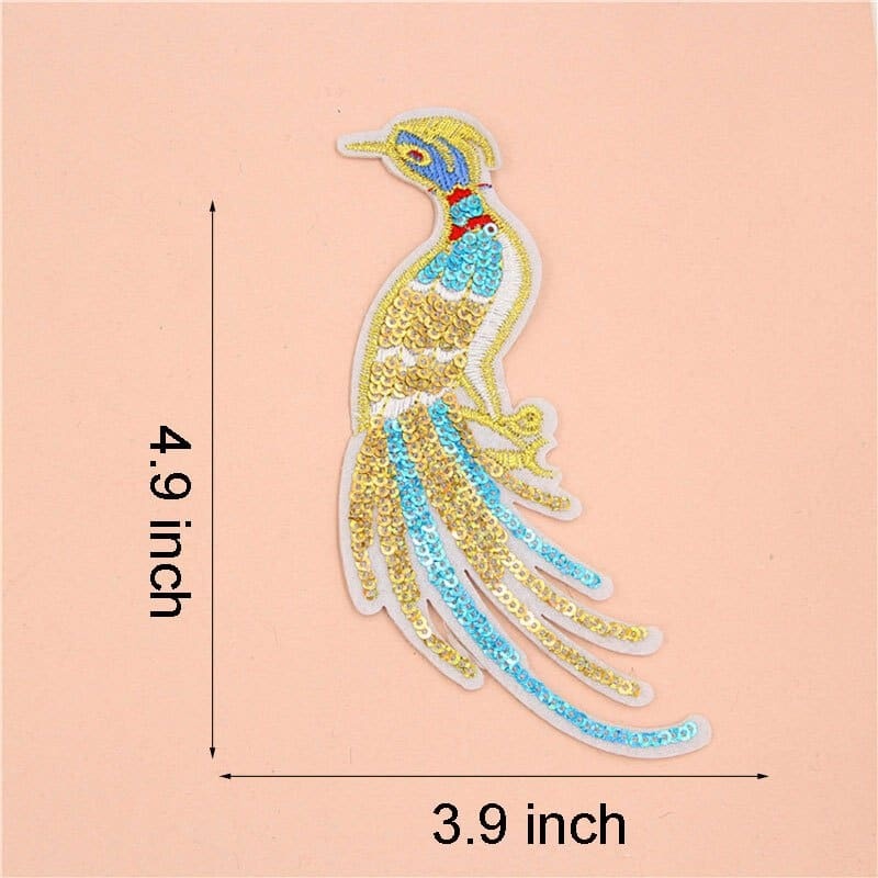 Animal Bird Embroidered Patches