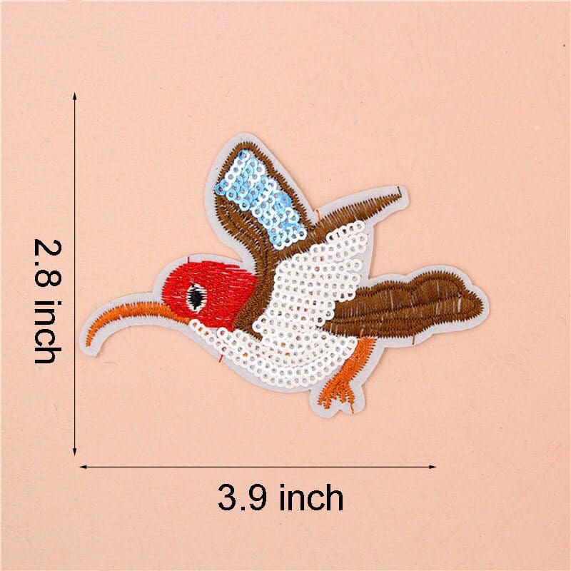 Animal Bird Embroidered Patches