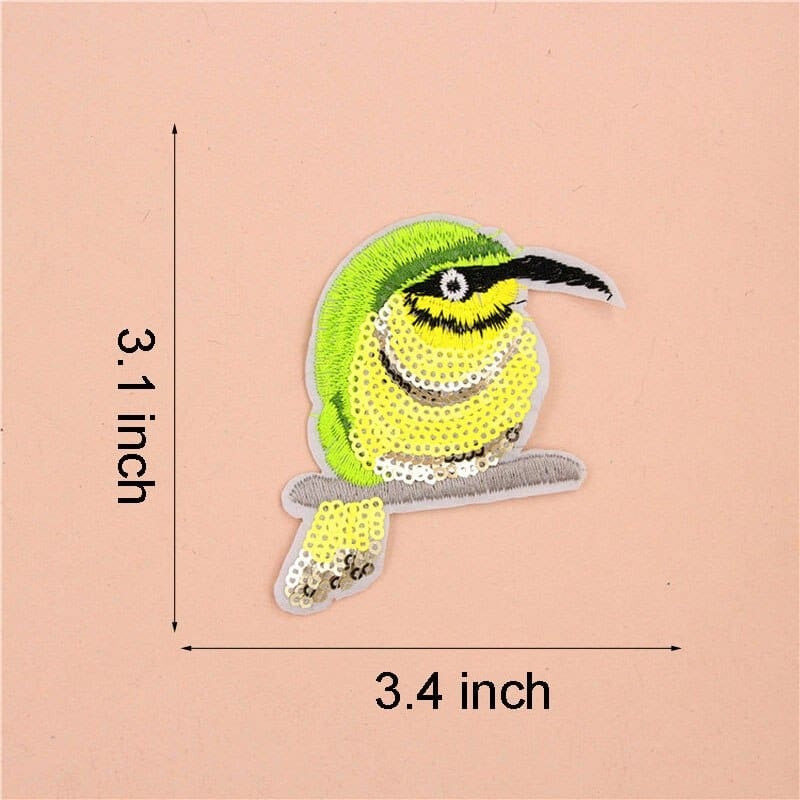 Animal Bird Embroidered Patches