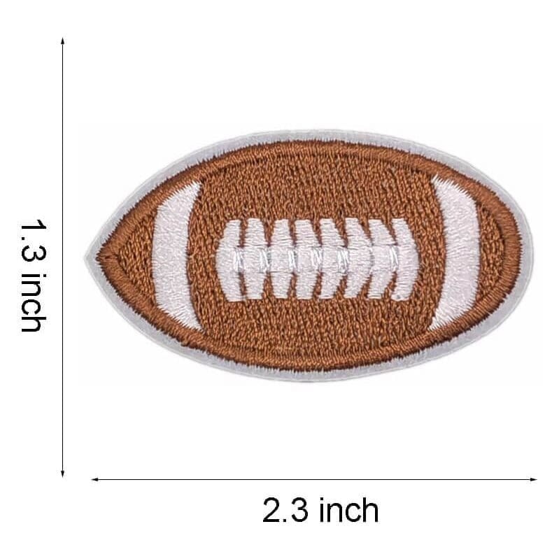 Sports Ball Embroidered Patches