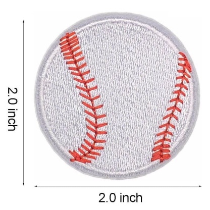 Sports Ball Embroidered Patches