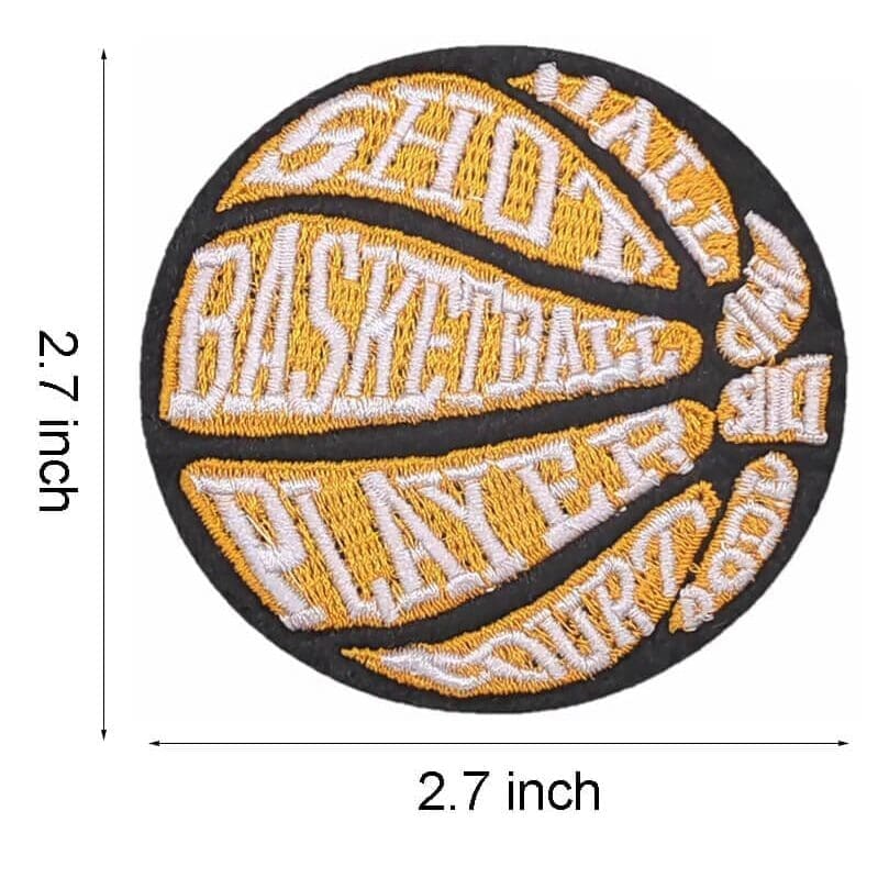 Sports Ball Embroidered Patches