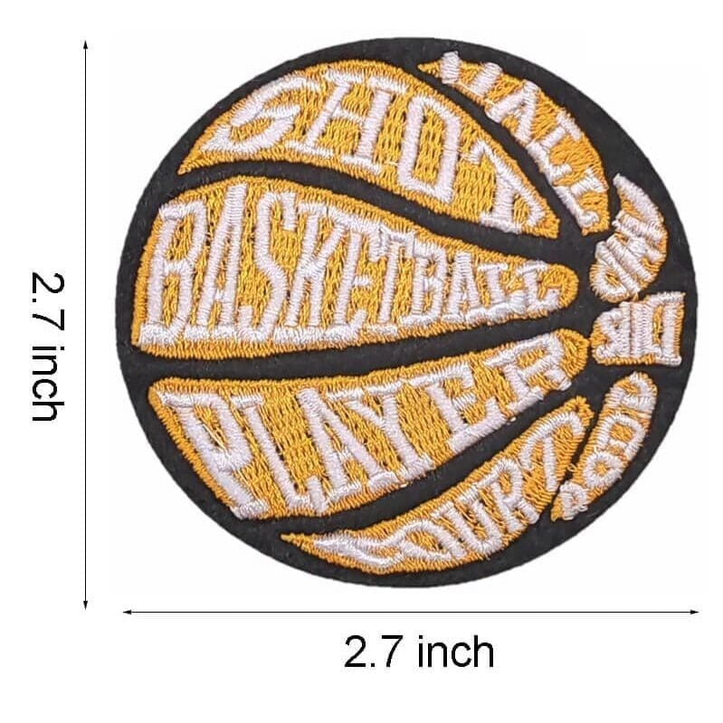 Sports Ball Embroidered Patches