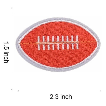 Sports Ball Embroidered Patches