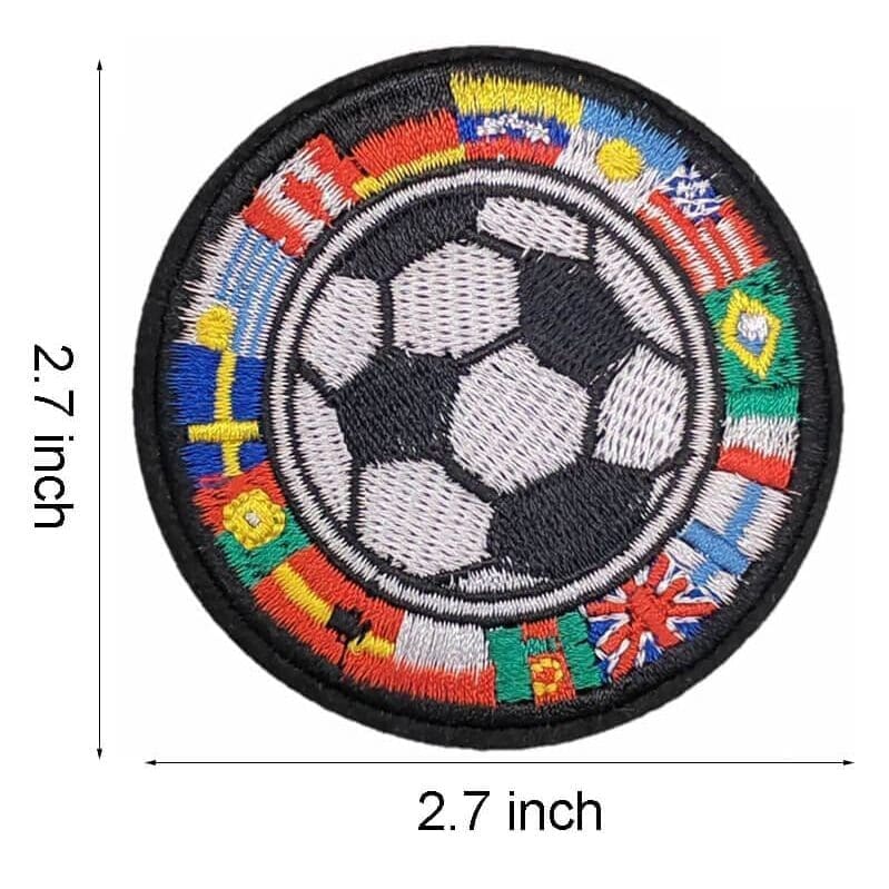 Sports Ball Embroidered Patches