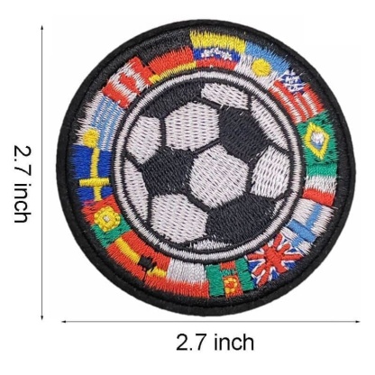 Sports Ball Embroidered Patches