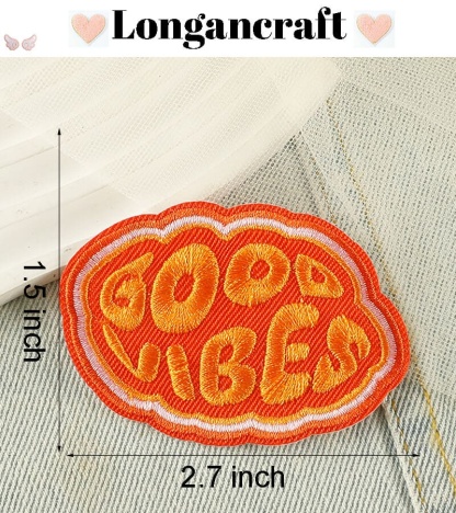 Positive Badge Letter Patches