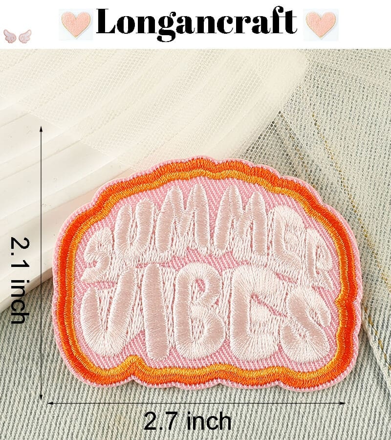 Positive Badge Letter Patches
