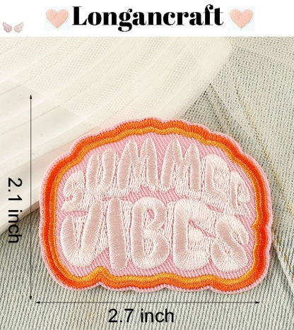 Positive Badge Letter Patches