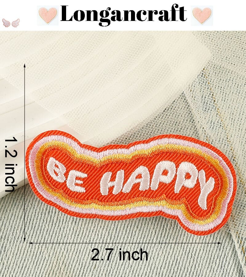 Positive Badge Letter Patches