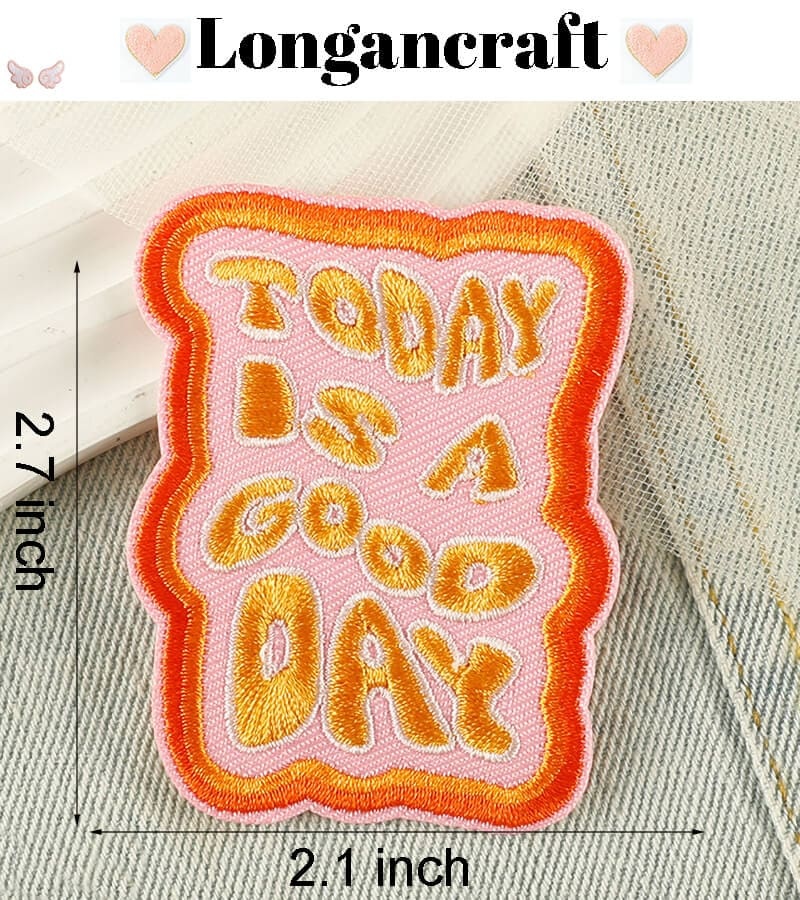 Positive Badge Letter Patches