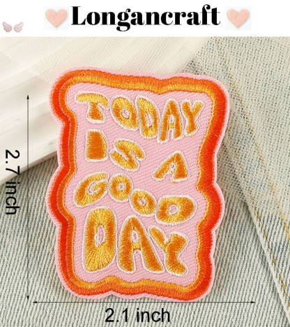 Positive Badge Letter Patches