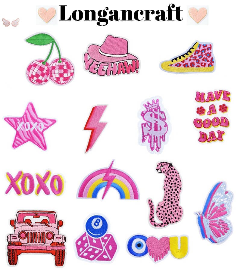 Cowgirl Hat Embroidered Patches