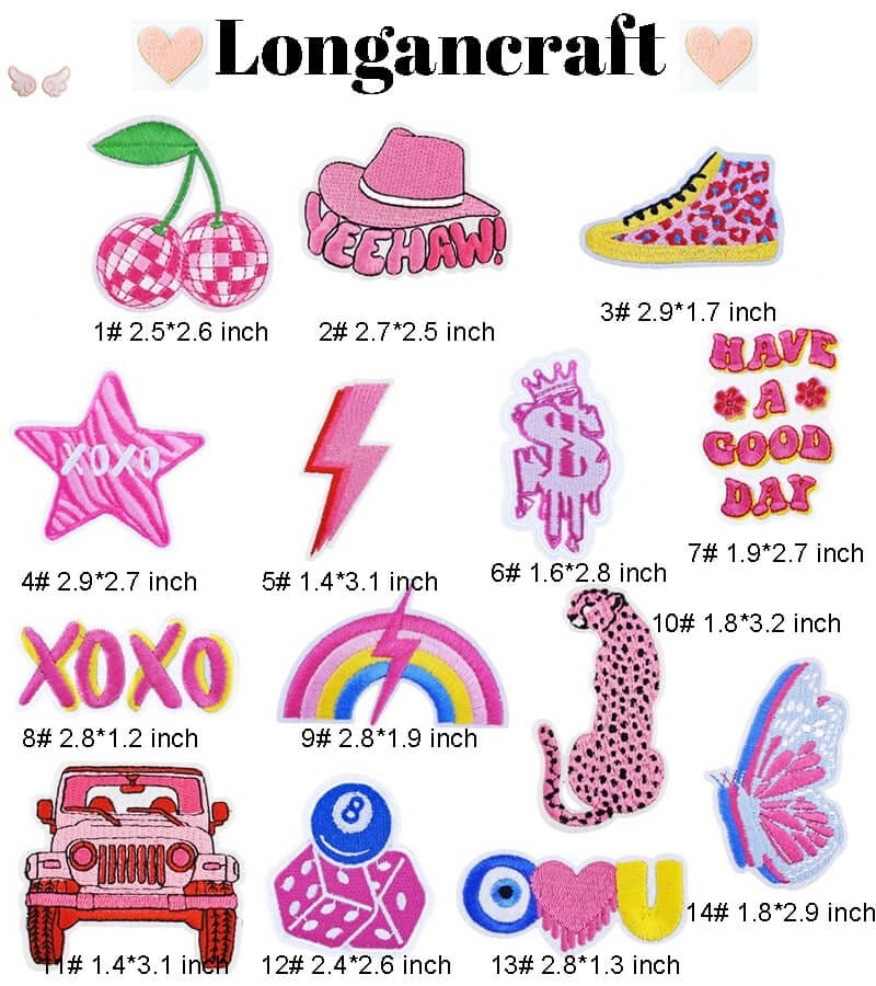 Cowgirl Hat Embroidered Patches