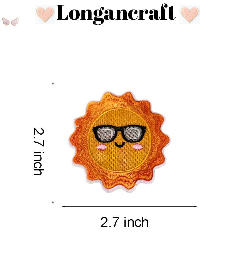 Summer Beach Embroidered Patch