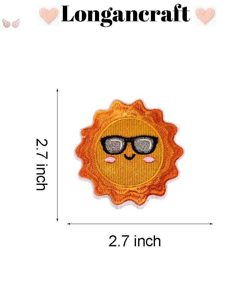 Summer Beach Embroidered Patch