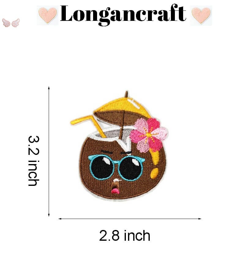 Summer Beach Embroidered Patch