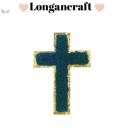 Color Cross Chenille Patches