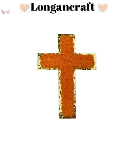 Color Cross Chenille Patches