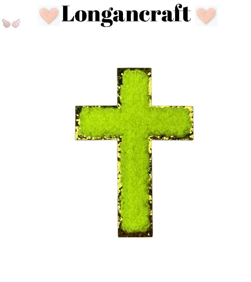 Color Cross Chenille Patches