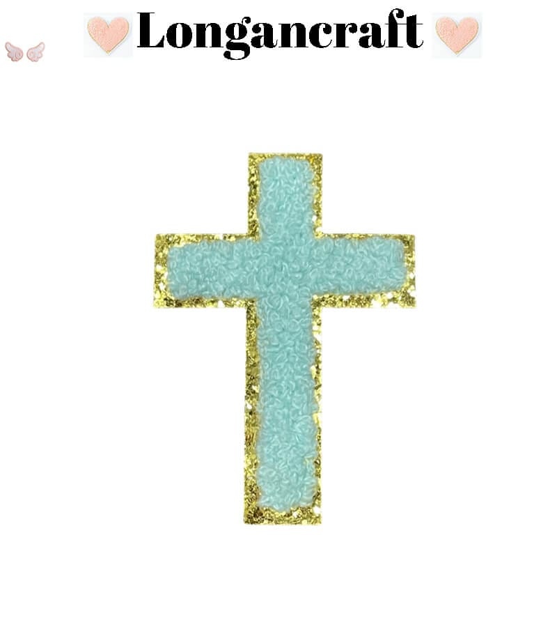 Color Cross Chenille Patches